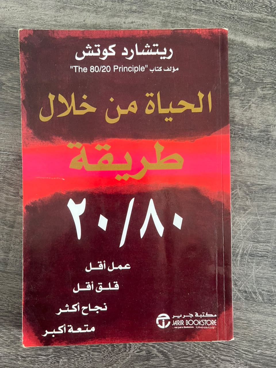 غلاف كتاب الحياة من خلال طريقة 20/80