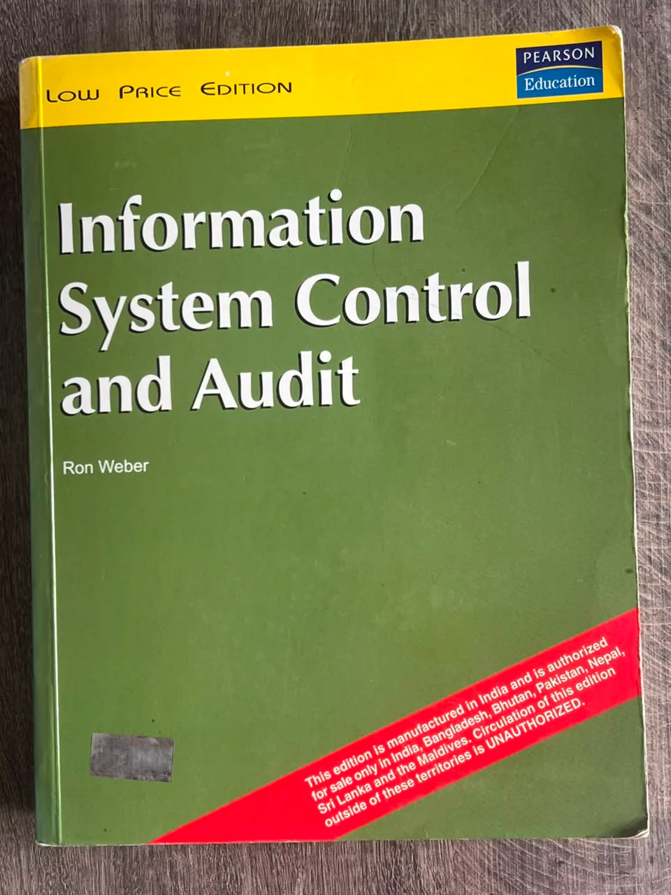 Cover of Information System Control and Audit