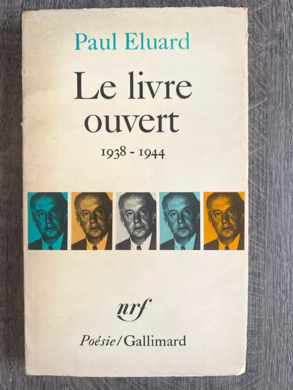 غلاف كتاب Le Livre ouvert 1938–1944