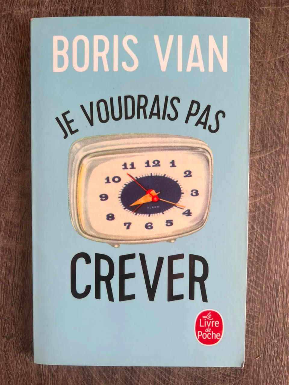 غلاف كتاب Je voudrais pas crever